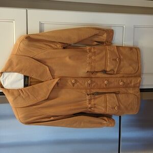 New Zealand Alpinewear Vintage 80s Leather Jacket, Size 4